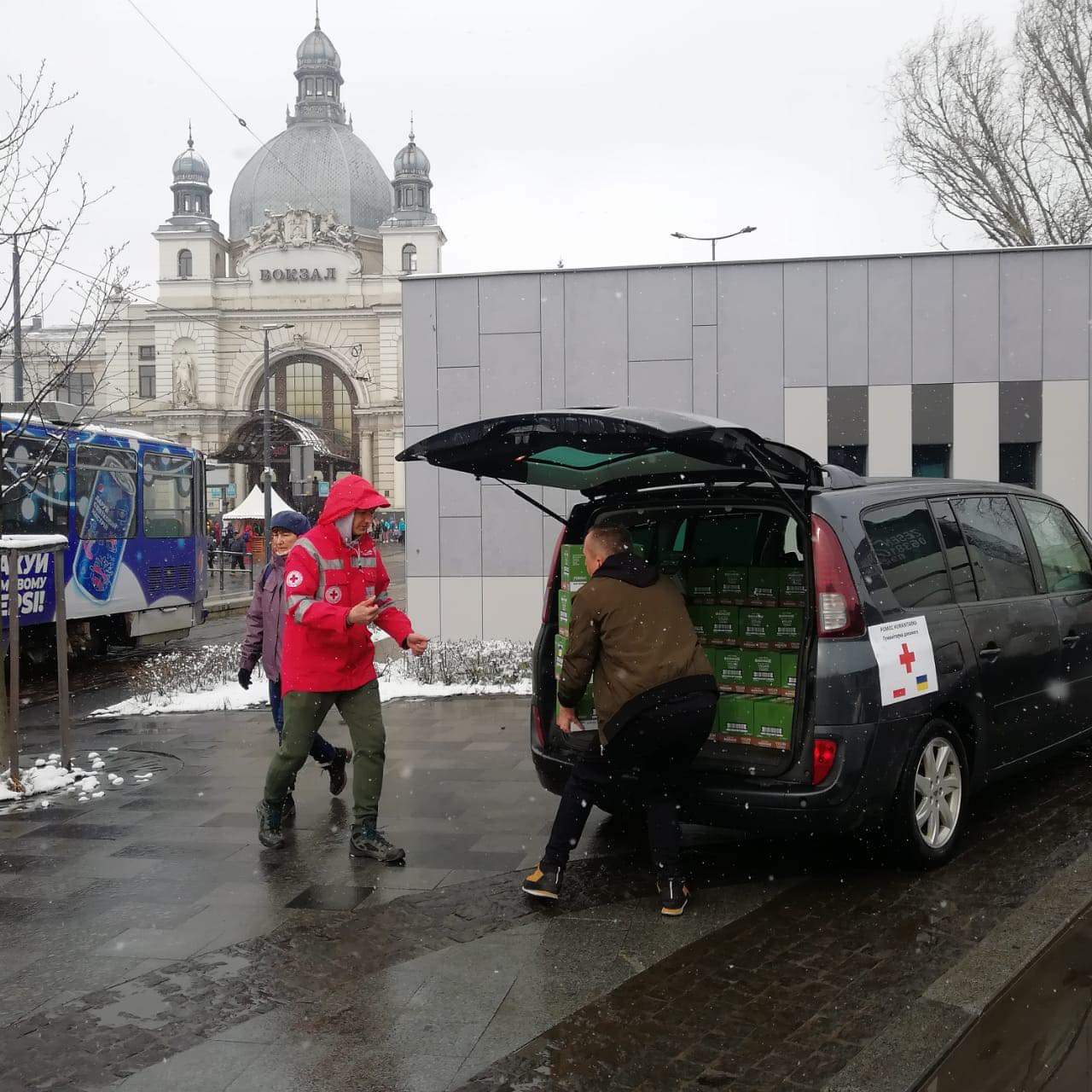 Aid Arriving in Lviv